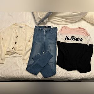 Hollister Bundle EUC Sz M/L
